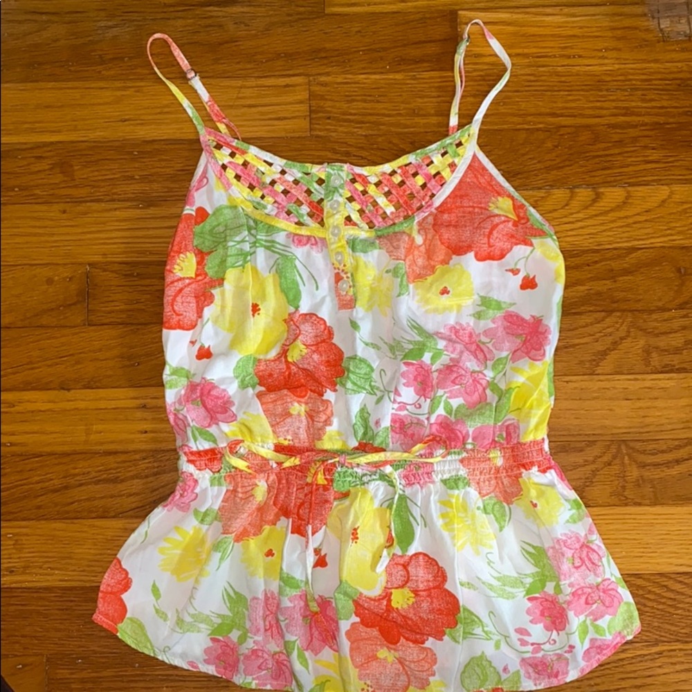 Aéropostale Floral tank top